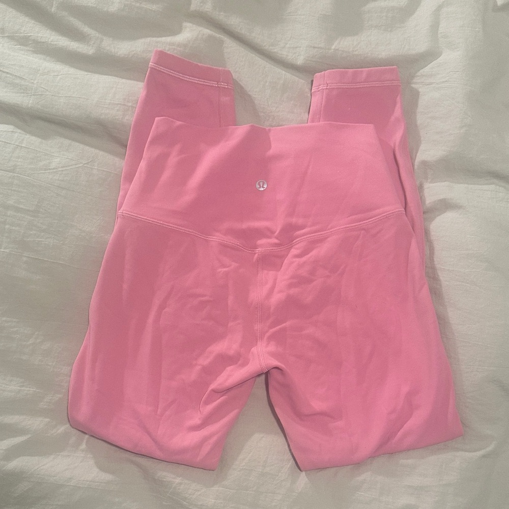 Lululemon Pink Blossom Align Leggings 25”